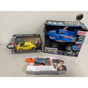 World Tech Toys Lamborghini Aventador And Monster Machines Shark Chomped